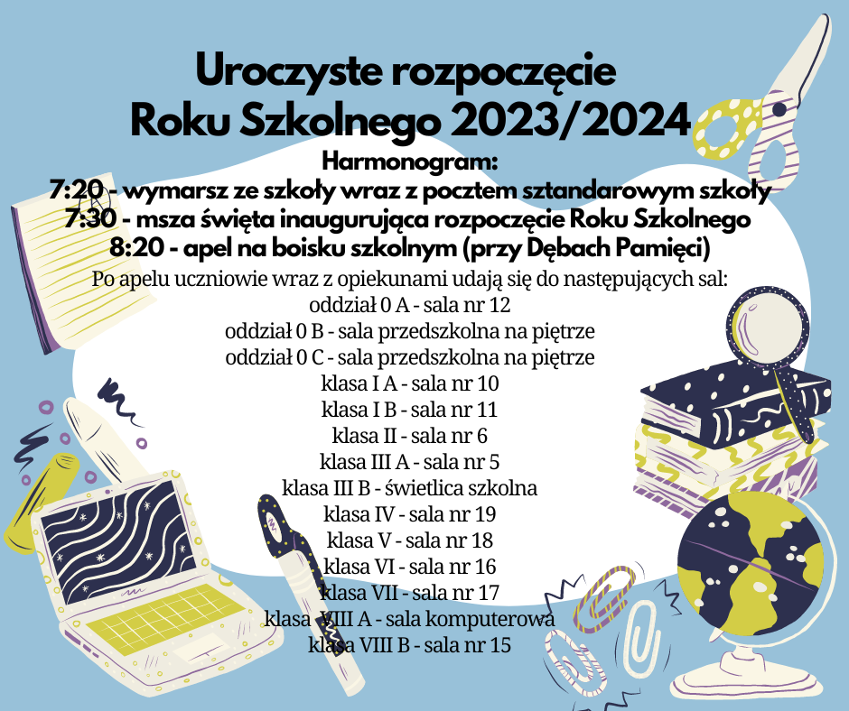 Uroczyste Rozpoczęcie Roku Szkolnego 2023/2024 - Szkoła Podstawowa Im ...